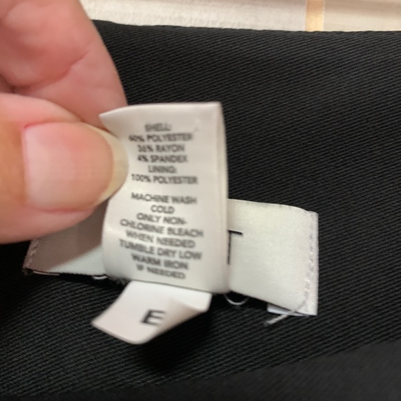 Loft Black Pencil Pockets Mini Skirt 6 - Picture 4 of 5